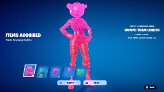 HOW TO GET GUMMI TEAM LEADER SKIN IN FORTNITE [upl. by Enimzzaj757]