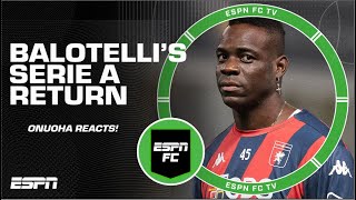 Nedum Onuoha reflects on Mario Balotellis Genoa debut  ESPN FC [upl. by Ettari]