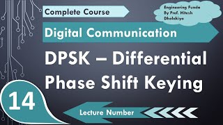 Differential Phase Shift Keying DPSK Definition Waveform DPSK transmitter amp DPSK receiver [upl. by Pavkovic]