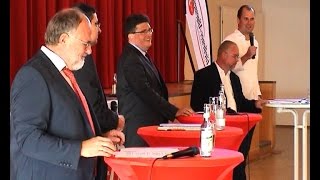 Pohlheimer Bürgermeisterkandidaten bei GAZPodiumsdiskussion [upl. by Eteragram]