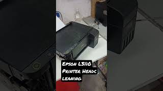 Epson L3110 Head cleaning printerepson ink problem printerrepairingcourse printer [upl. by Eus]