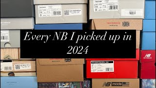 Every New Balance Sneaker I bought in 2024 [upl. by Etnauj]