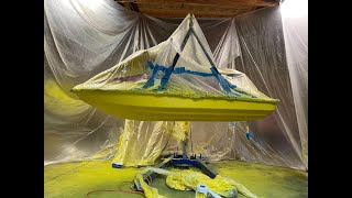 Jetski hull repair PT2 Gel coat [upl. by Vasileior134]