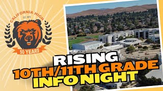 Rising 10th11th Grade Info Night 2024 [upl. by Halford]