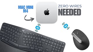 Mac Mini M4 Bluetooth KeyBoard And Mouse Setup with zero extra wires needed [upl. by Ettore]