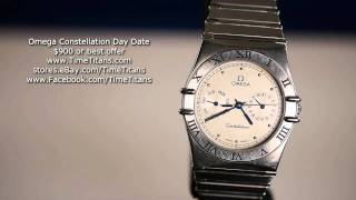 Omega Constellation Day Date Quartz 3961070 Cal 1445 [upl. by Siaht]