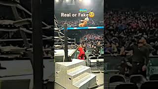 Does it real or fake wwe youtubeshorts youtubefeed shortvideo shortsfeed virworldshorts [upl. by Nelleh]