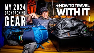 My 2024 Backpacking Setup  Plus how to travel with it [upl. by Leahsim49]