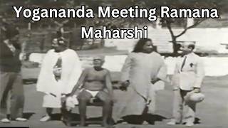 Encounter Between Paramahansa Yogananda and Ramana Maharshi A Profound Dialogue [upl. by Morentz]