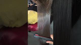 Hair straightening ytshorts makeupartist shortvideo anu [upl. by Rurik]