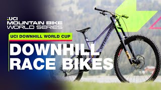 Downhill Race Bikes 2023  UCI Mountain Bike World Series [upl. by Leitman]