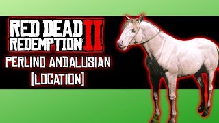 Perlino Andalusian Wild Horse Location  Red Dead Redemption 2 [upl. by Rayle]