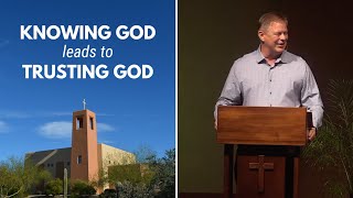 Knowing God Leads to Trusting God  Sermon Recap November 10th 2024 [upl. by Shelagh555]