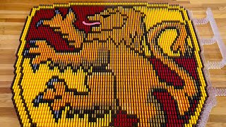 GRYFFINDOR in 15000 Dominoes Harry Potter [upl. by Kubiak]