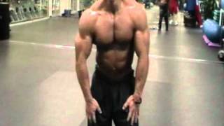 IFBB Pro Lee Powell Making weight 2009 [upl. by Ylas]