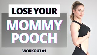 Lose Your Mommy Pooch Plan  Workout 1 heal core dysfunction strengthen  shape abs postpartum [upl. by Lachlan]