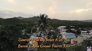 Sunrise Coamo Puerto Rico Mountains Drone 10 22 2024 [upl. by Eendyc]