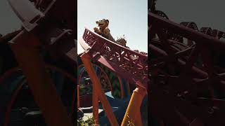 🐶 Disney World Slinky Dog Dash Roller Coaster [upl. by Brandea]