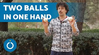 JUGGLE With TWO BALLS in ONE HAND 👋🏽⚾ Juggling 2 Balls 1 Hand [upl. by Giustino]