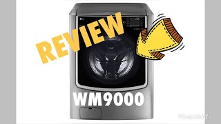 Review LG WM9000 LGs MASSIVE Front Load Washer [upl. by Dixil]