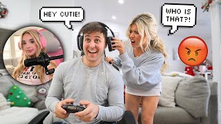 Flirting With Another Girl While Gaming To See How My Fiancé Reacts bad idea [upl. by Wally]