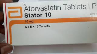 Stator 10 mg Tablet  Uses Price Side Effects Composition [upl. by Marston]