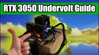 Undervolt your RTX 3050 for more FPS and Lower Temperatures  Tutorial [upl. by Jermyn]