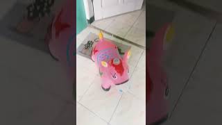 SENJA DAN MINNIE MOUSE NAIK KUDA 😍 viralvideo shortvideo [upl. by Amadus]