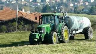 JohnDeere 6520 à lépandage de lisier [upl. by Ednalrim]