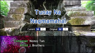 Tunay Na Nagmamahal  J Brothers Karaoke Version [upl. by Mackey821]