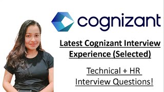 Latest Cognizant Interview Experience  Technical  HR Interview Questions  Shruti Selected 🔥🔥 [upl. by Annaeed]