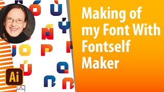 Making of my font »GeometricColor« with Fontself and Illustrator [upl. by Teak]