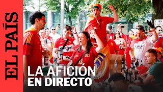 DIRECTO  La afición de España e Inglaterra se prepara para la final de la Eurocopa 2024 [upl. by Pamella]