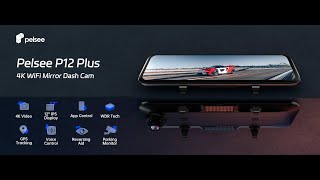 pelsee 4K WiFi Rear View Mirror Camera INTRODUCING [upl. by Elora]