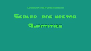 Scalar and Vector Quantities TagalogFilipino Physics [upl. by Virnelli589]