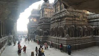 Kailash Temple Ellora Caves Information In Hindi [upl. by Elah]