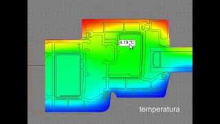 ANALISI TERMICA DI UNA FINESTRA  WINDOW THERMAL TRANSMITTANCE [upl. by Maddis898]