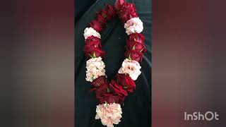 🌹🥀🌷 Rose garland for wedding and reception 🤩✨ Garland collections [upl. by Birkett]