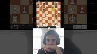 Beating 3000 Rated IM in 45 Seconds chess short [upl. by Lovato228]