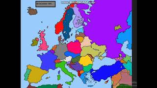 Europe Map History 1990Present [upl. by Nerual]