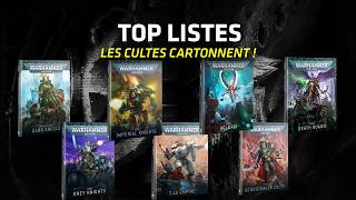 40K  TOP LISTES  LES CULTES CARTONNENT [upl. by Temirf]