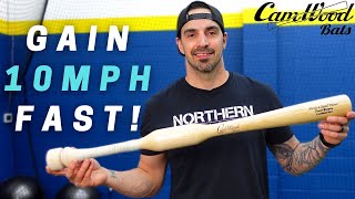 The BEST Baseball Training Bat  Camwood Bat Box Opening And Review [upl. by Areivax]