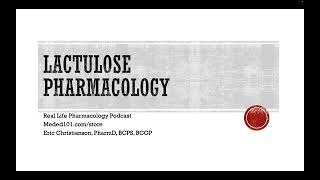 Lactulose Pharmacology [upl. by Dworman362]