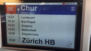 SBB Ansage Thalwil auf Englisch [upl. by Demy]