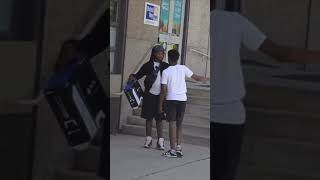 Ps5 in the hood prank gone wrong prank youtubeshorts viral [upl. by Ahsilat]