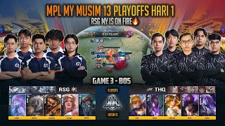 PENALTY ZONE KEMENANGAN RIPPO RSG MY IS ON FIRE 🔥 TEAM HAQ VS RSG MY GAME 3 MPL MY S13 MLBB [upl. by Aihselef]