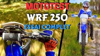 MOTOTEST  YAMAHA WRF 250 2015 VLOG FR [upl. by Camm]