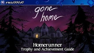 Gone Home  Homerunner Trophy amp Achievement Guide rus199410 PS4 [upl. by Muldon132]