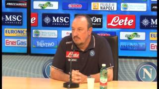 Napoli  RomaNapoli Benitez quotSfida non decisivaquot 171013 [upl. by Amle]