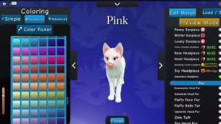 UPDATED WCUE FurEyePaw Color Glitch Tut with Impatiens Headpiece [upl. by Kalikow]